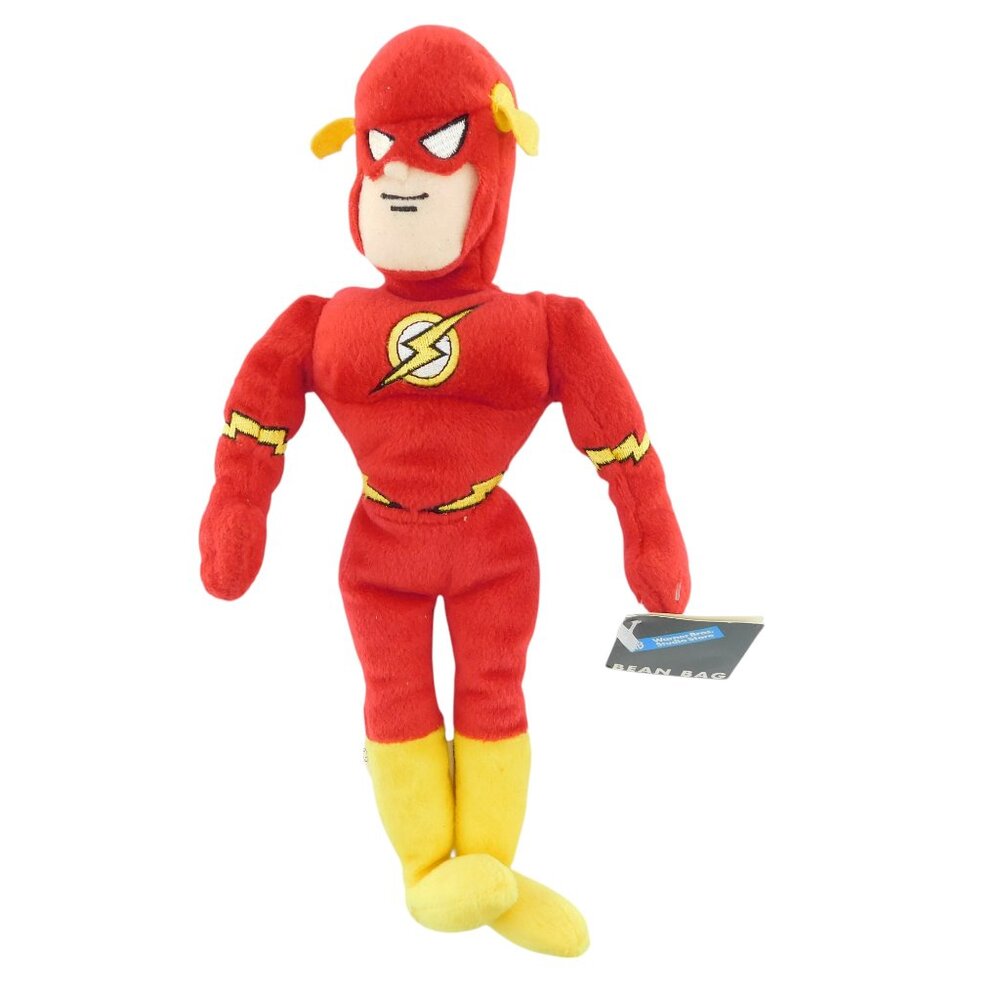 1998 The FLASH Plush Bean Bag Warner Bros Store